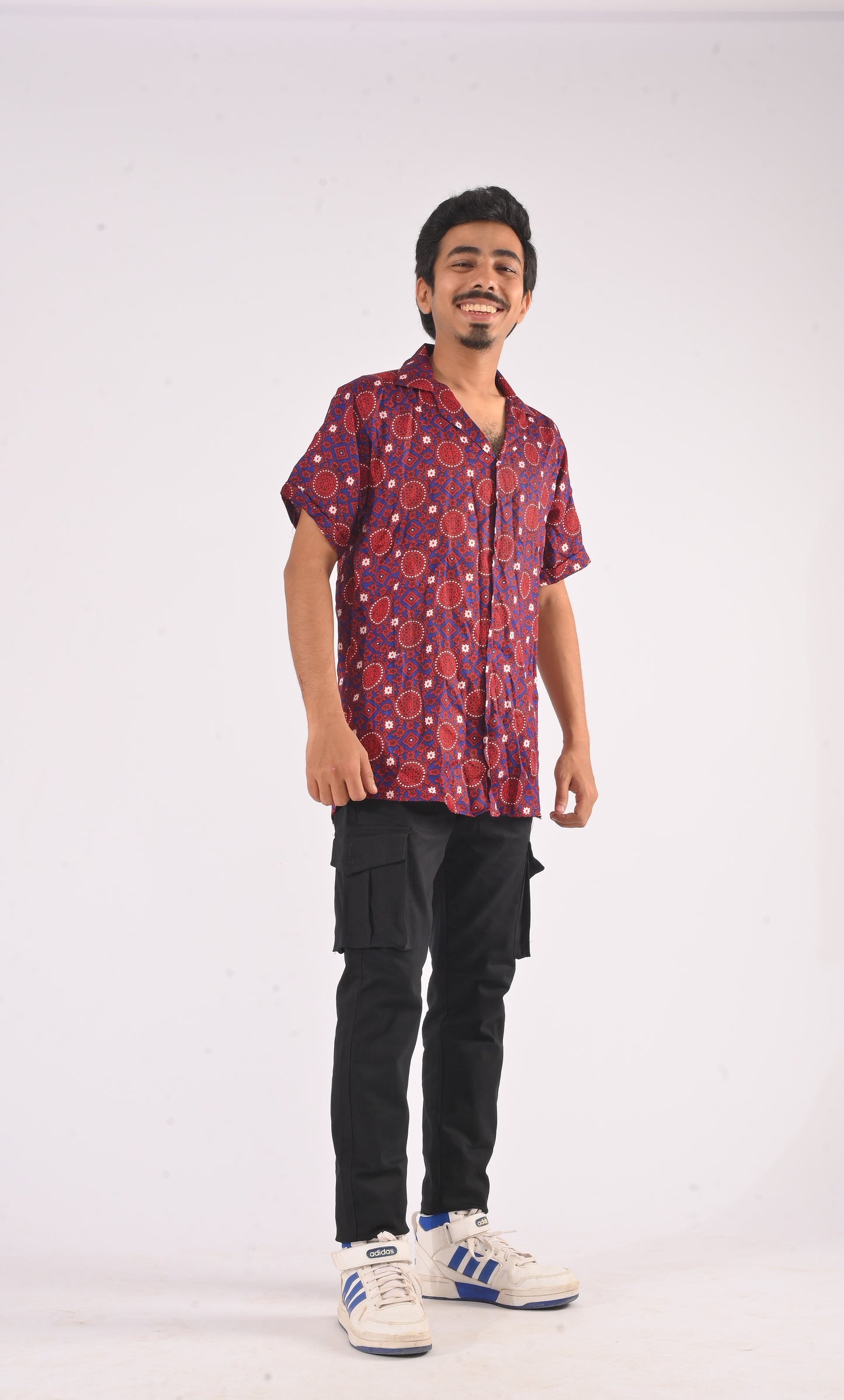 Lavender Ajrak Shirt