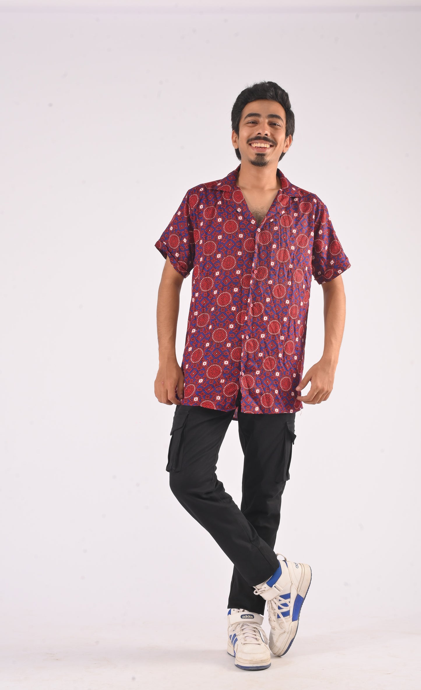 Lavender Ajrak Shirt